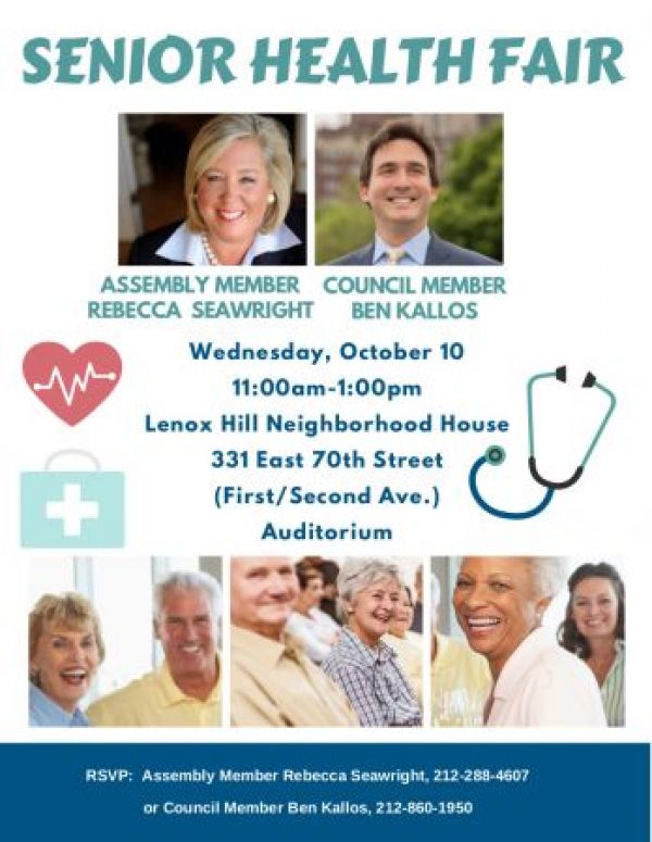 Senior Health Fair Flyer
